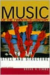 Bryan R. Simms: Music of the Twentieth Century: Style and Structure