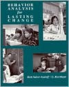 Book cover image of Behavior Analysis for Lasting Change by Beth Sulzer-Azaroff
