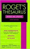 Book cover image of Roget's Thesaurus: Revised and Updated, 6th Edition by Barbara Ann Kipfer