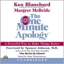 Book cover image of One Minute Apology; Unabridged CD by Ken Blanchard