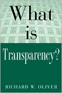 R. E. Oliver: What Is Transparency?