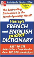 Book cover image of Harrap's French and English Pocket Dictionary by Harrap