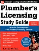 Book cover image of Plumber's Licensing Study Guide by R. Dodge Woodson