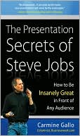 Book cover image of The Presentation Secrets of Steve Jobs: How to Be Insanely Great in Front of Any Audience by Carmine Gallo