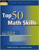 Book cover image of Top 50 Math Skills for GED Success by Robert Mitchell