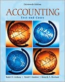 Book cover image of Accounting: Texts and Cases by Robert N. Anthony
