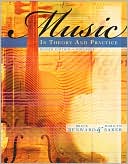 Book cover image of Music in Theory and Practice, Volume 1 with Audio CD by Bruce Benward
