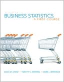 David M. Levine: Business Statistics: A First Course