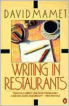 Book cover image of Writing in Restaurants by David Mamet