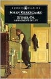 Book cover image of Either/ Or: A Fragment of Life by Soren Kierkegaard