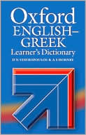 Book cover image of Oxford English-Greek Learner's Dictionary by D. N. Stavropoulos