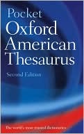 Book cover image of Pocket Oxford American Thesaurus by Oxford University Press