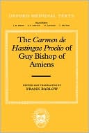 Book cover image of The Carmen de Hastingae Proelio of Guy Bishop of Amiens by Guy Bishop of Amiens