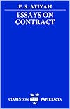 Book cover image of Essays on Contract by Patrick S. Atiyah