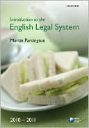 Martin Partington: Introduction to the English Legal System