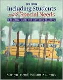 Marilyn Friend: Including Students with Special Needs: A Practical Guide for Classroom Teachers
