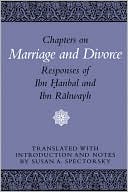 Book cover image of Chapters On Marriage And Divorce by Susan A. Spectorsky