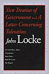Book cover image of Two Treatises of Government and a Letter Concerning Toleration by John Locke