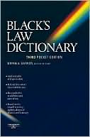 Bryan A. Garner: Black's Law Pocket Dictionary