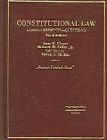 Jesse H. Choper: Constitutional Law: Cases, Comments, Questions