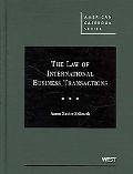Book cover image of Law of International Business Transactions by Fellmeth