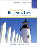 Book cover image of Anderson's Business Law & Legal Environment by David Twomey