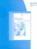 James A. Heintz: Study Guide wtih Working Papers, Chapters 1-10 and 11-16 for Heintz/Parry's College Accounting, Chapters 1-16, 18th