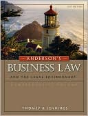 Book cover image of Anderson's Business Law and the Legal Environment, Comprehensive Volume by David P. Twomey