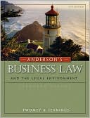 David P. Twomey: Anderson's Business Law and the Legal Environment, Standard Volume