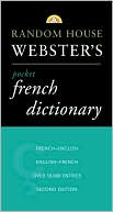 Book cover image of Random House Webster's Pocket French Dictionary by Random House