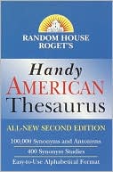 Book cover image of Random House Roget's Handy American Thesaurus by Random House