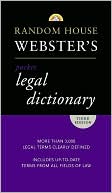 Random House: Random House Webster's Pocket Legal Dictionary