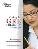 Book cover image of Cracking the GRE Chemistry Subject Test by Princeton Review
