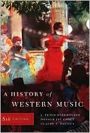 Book cover image of History of Western Music by J. Peter Burkholder
