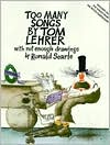 Tom Lehrer: Too Many Songs by Tom Lehrer