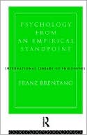 Book cover image of Psychology from an Empirical Standpoint by Franz Brentano
