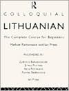 Ian Press: Colloquial Lithuanian: A Complete Course for Beginners
