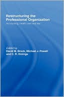 Book cover image of Restructuring the Professional Organization by David M. Brock