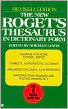 Book cover image of New Roget's Thesaurus in Dictionary Form by American Heritage Editors