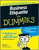 Book cover image of Business Etiquette For Dummies by Sue Fox