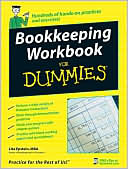 Book cover image of Bookkeeping Workbook For Dummies by Lita Epstein MBA