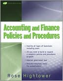 Rose Hightower: Accounting and Finance Policies and Procedures