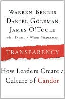 Book cover image of Transparency: How Leaders Create a Culture of Candor by Daniel Goleman
