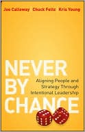 Book cover image of Never by Chance: Aligning People and Strategy Through Intentional Leadership by Joe Calloway