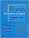 English Language Institute Staff: Words for Students of English, Vol. 1