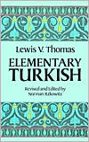 Book cover image of Elementary Turkish by Lewis Victor Thomas