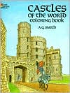 Book cover image of Castles of the World Coloring Book by Albert Gary Smith