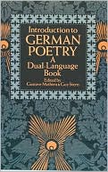 Book cover image of Introduction to German Poetry (Dual-Language) by Guy Stern
