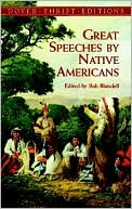 Book cover image of Great Speeches by Native Americans by Robert Blaisdell