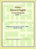 Book cover image of Webster's Korean To English Crossword Puzzles: Level 7 by Reference Icon Reference